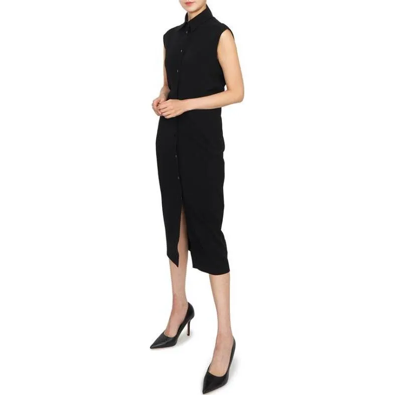 MaxMara Studio Sleeveless Dress Women's Black-3