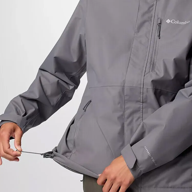 Columbia Omni HeatHikebound 2 Trench Coat Men's Gray-4