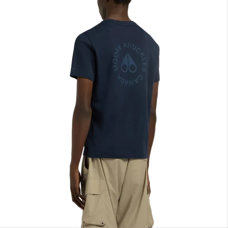 Moose Knuckles T Shirt Men's Marine-2