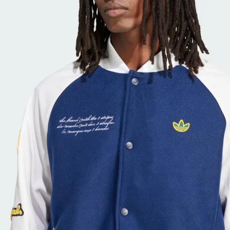 Adidas Originals VRCT Jacket Jackets Coats Men's Dark Indigo-5
