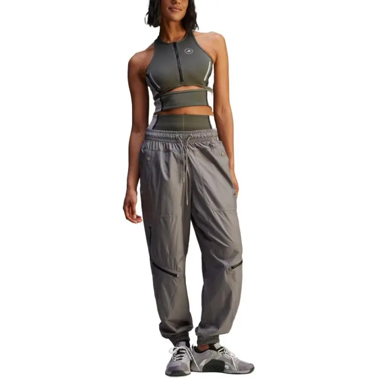 Adidas Free Shipping With AdiClub Adidas By Stella McCartney High Neck Crop Top-4