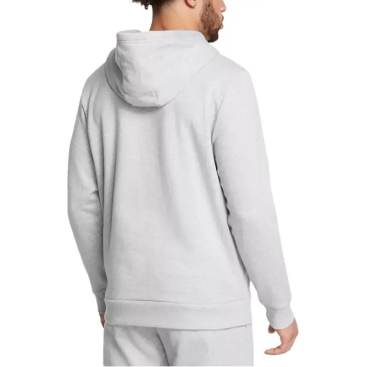 Under Armour x JUSHIQIANGSEN LIANMINGKUAN ProjectRock FW24 Rival Flc Sweatshirt Men's Halo Gray-3