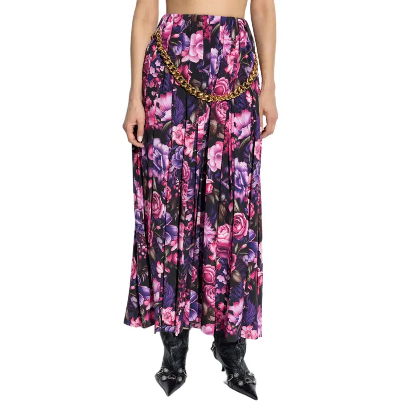 Balenciaga Pleated Maxi Skirt-3