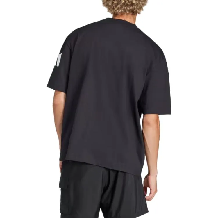 Adidas Free Shipping With AdiClub Essentials Loose Fit 3 Bar Logo Tee-2