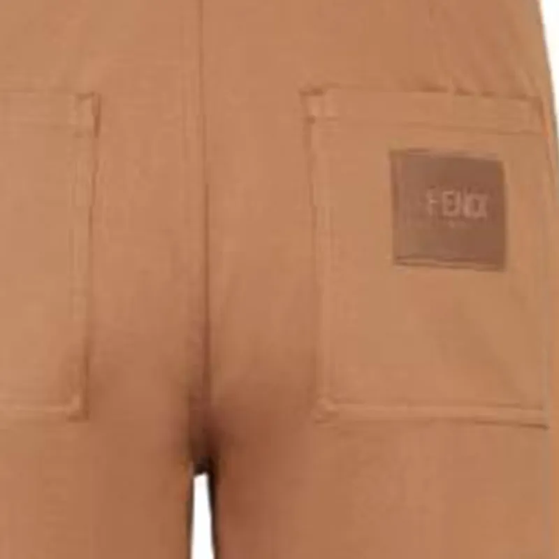 FENDI Logo Embroidered Cigarette Pants-4