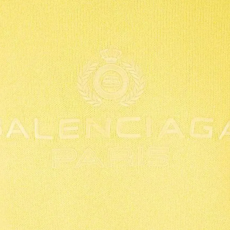 Balenciaga Cashmere Sweaters Men Yellow-3
