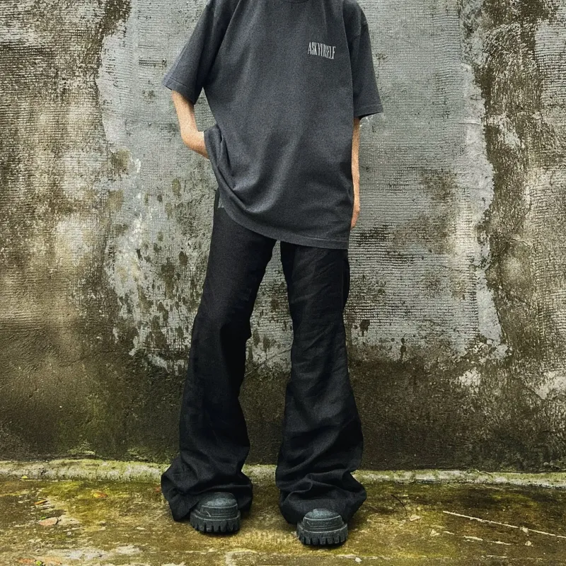 Askyurself T Shirt Unisex Washed Black-4
