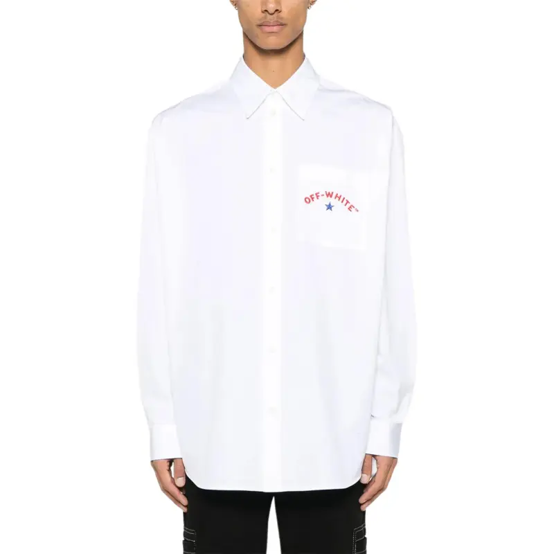 Off Star Arrow Long Sleeved Shirt-3