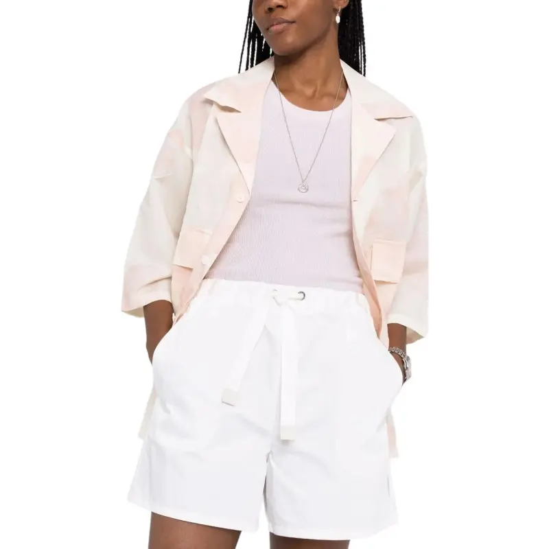 Moncler High waisted Drawstring Shorts-4