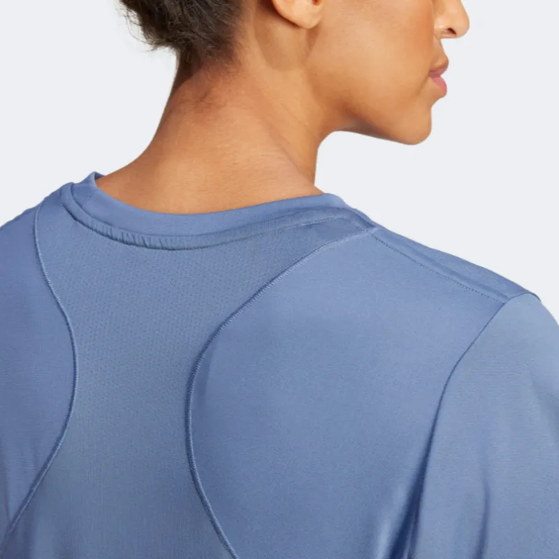 Adidas Regular T Shirt Women's Blue-4