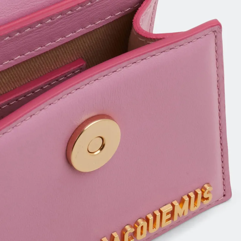 Jacquemus Le Chiquito Leather Handbag Mini Women's Pink-3