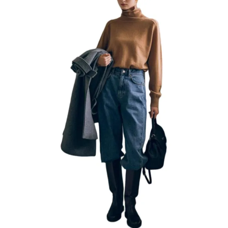 SIYAZU Sweaters Women's Camel-3