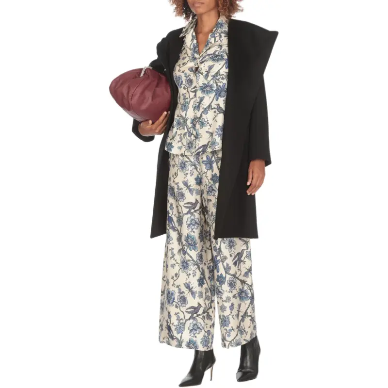 MaxMara Belted Hooded Coat-2