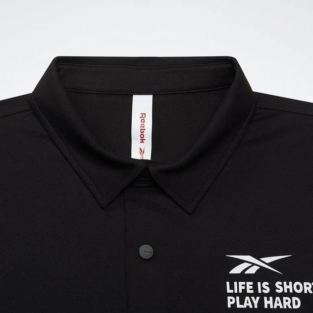Reebok Polo Shirts Men Black-2