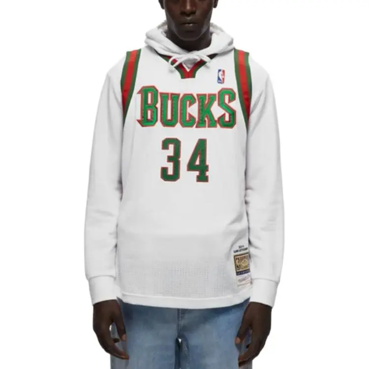 Mitchell Ness Basketball Jerseys Unisex White-2