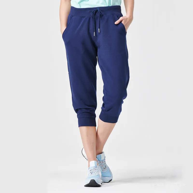 New Balance Knitted Sweatpants Women's Navy Blue-5