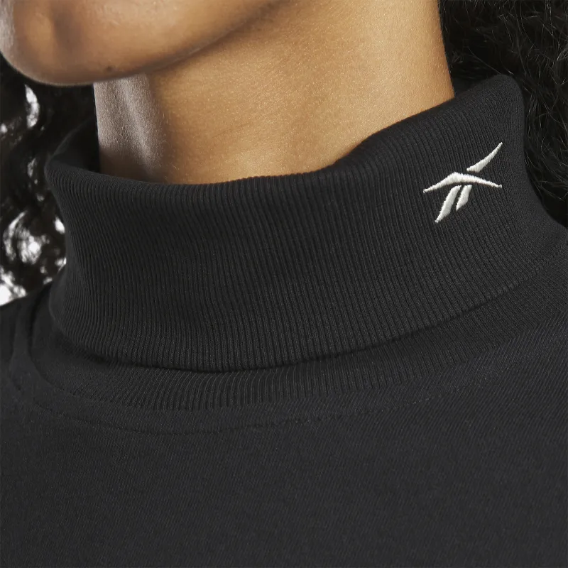 Reebok Sweatshirt Women's Black-3