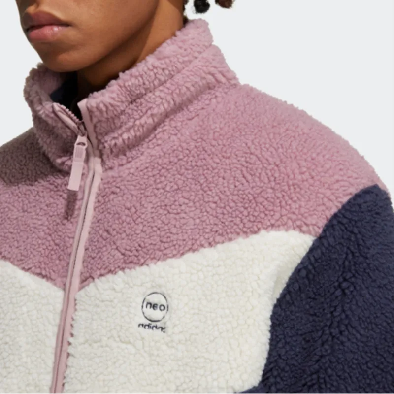 Adidas Neo Velvet Jackets Unisex Pink-2
