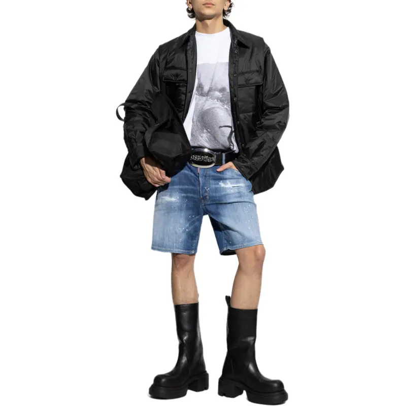 DSQUARED 2 Button Up Padded Shirt Jacket-2