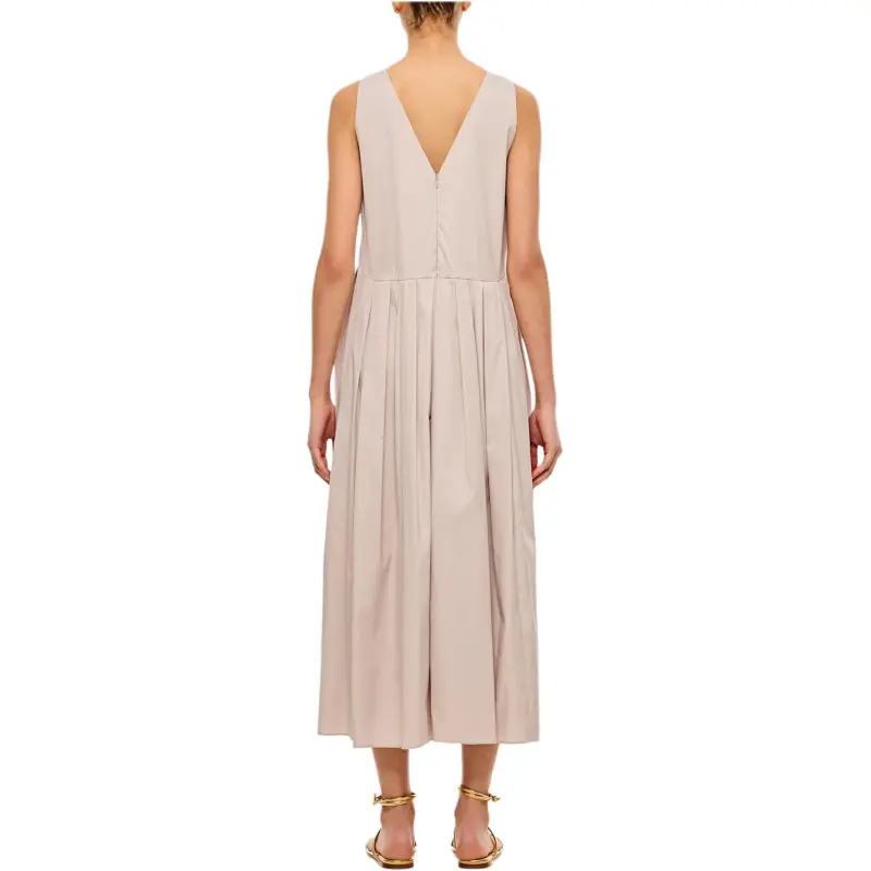 'S MAX MARA Sleeveless Dress Women's Beige-1