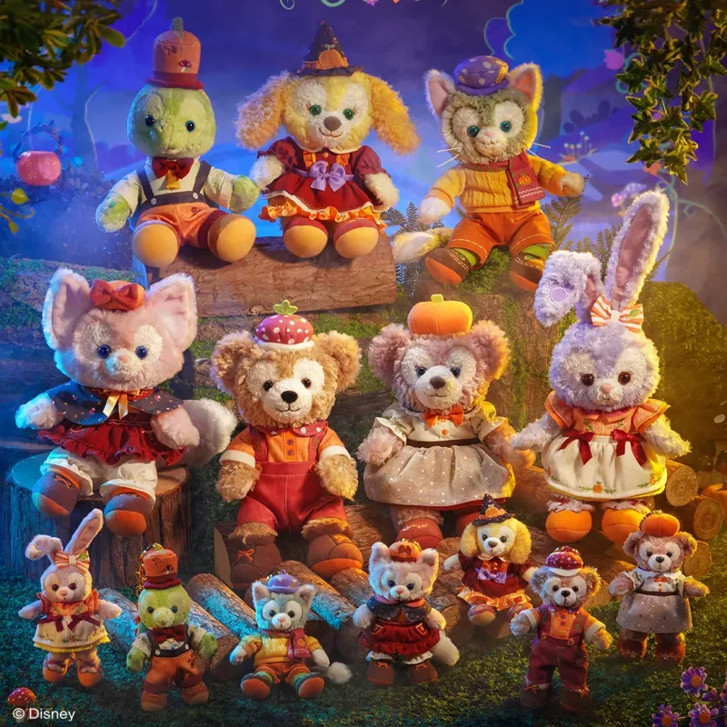 Disney Duffy And Friends Halloween Collection CookieAnn 2024 Dolls Plush Pendant 15cm High Hong Kong Disney-1