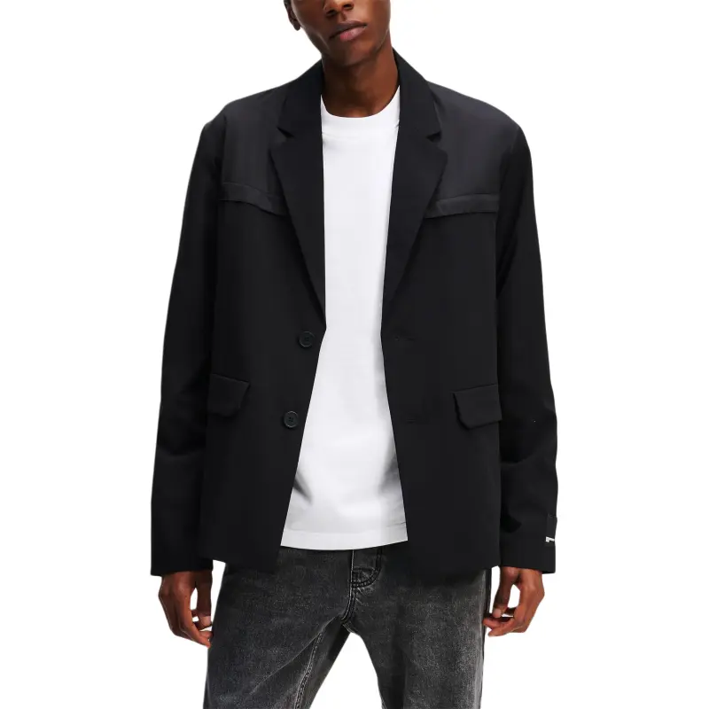KARL LAGERFELD / Karl Lagerfeld Jeans Panelled Blazer-4
