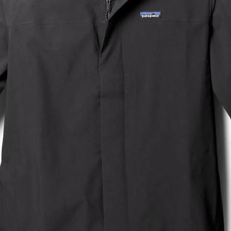 Patagonia City Storm Water Resistant Windproof Breathable Windbreaker Jacket Men's Black-4