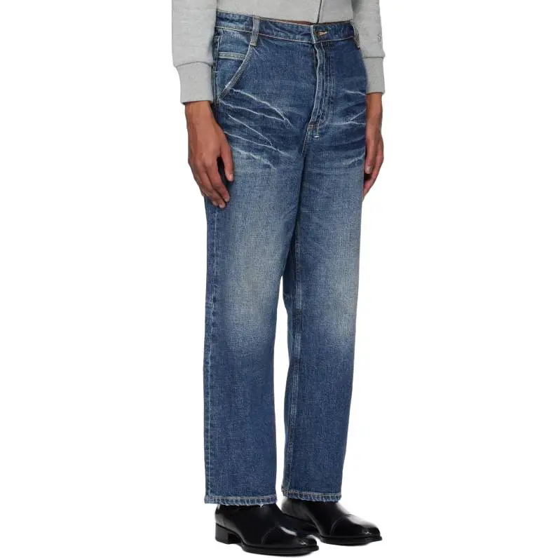Fax Copy Express Jeans Unisex Blue-2