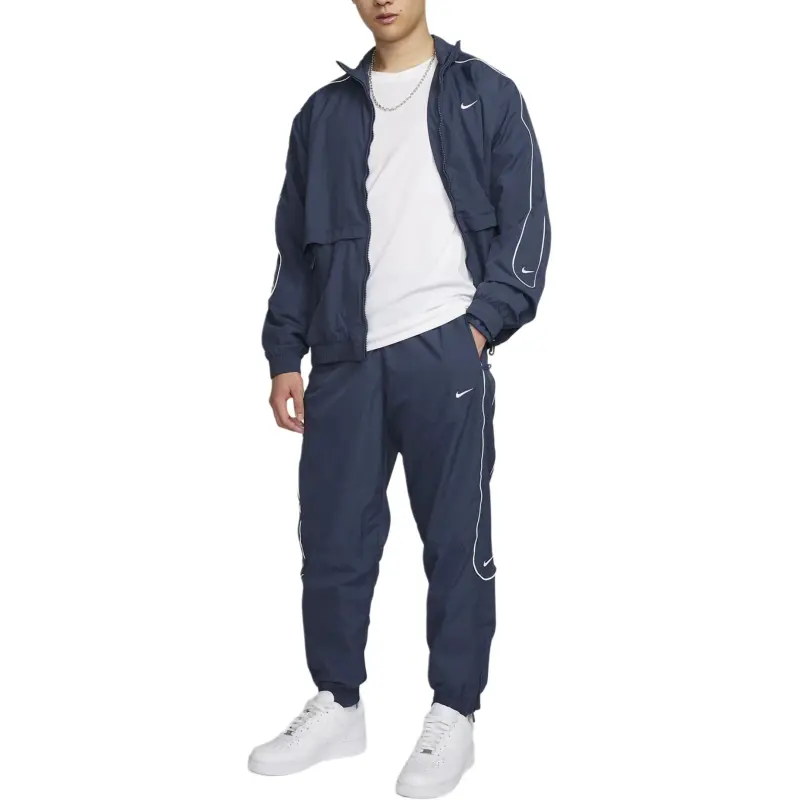 Nike Solo Swoosh Knitted Sweatpants Men's Thunder Blue-5