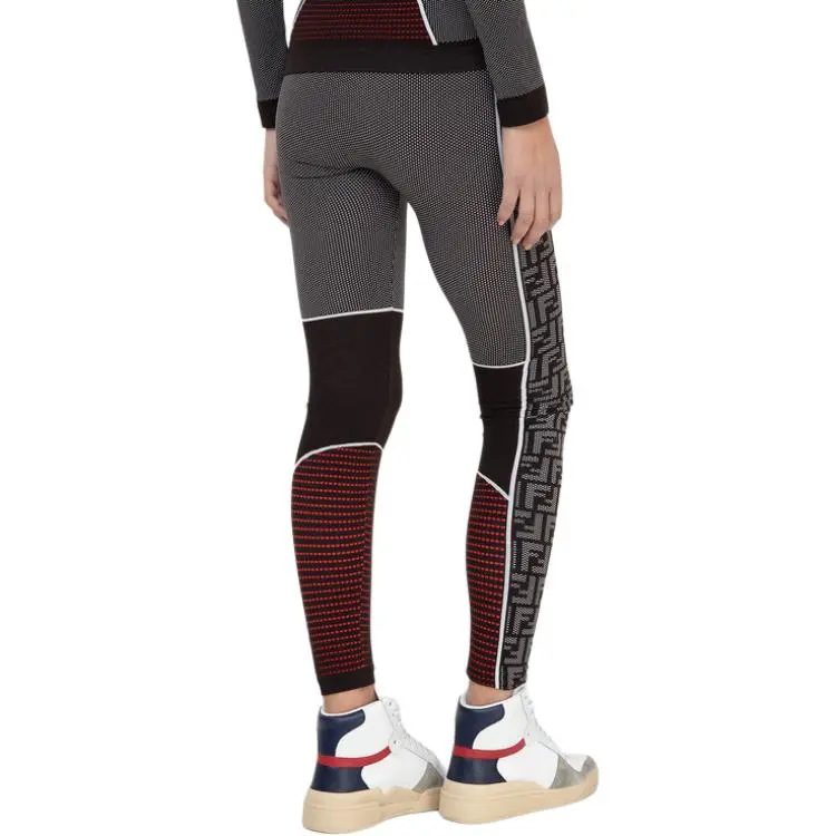 FENDI Leggings Women's Black-3