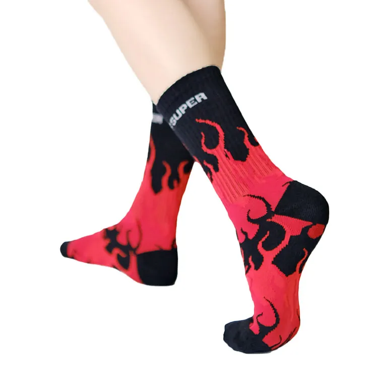 Vision Of Super Mid Calf Socks Men's 1 Pack Red-1