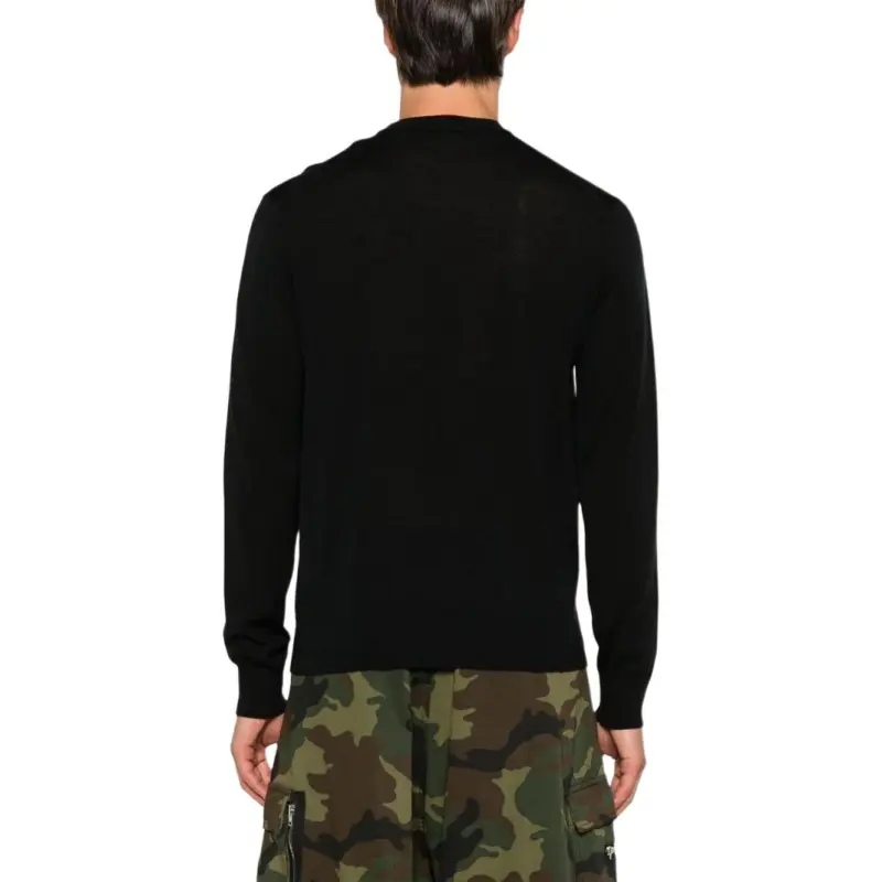 DIESEL K Garth Oval D Logo Knitted Jumper-4