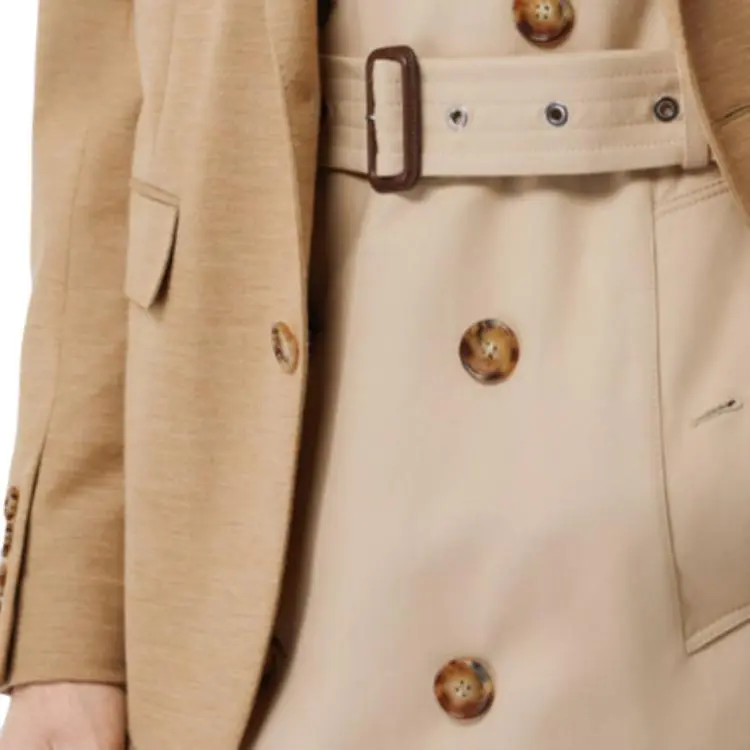 Burberry Trench Coat Men's Beige-4