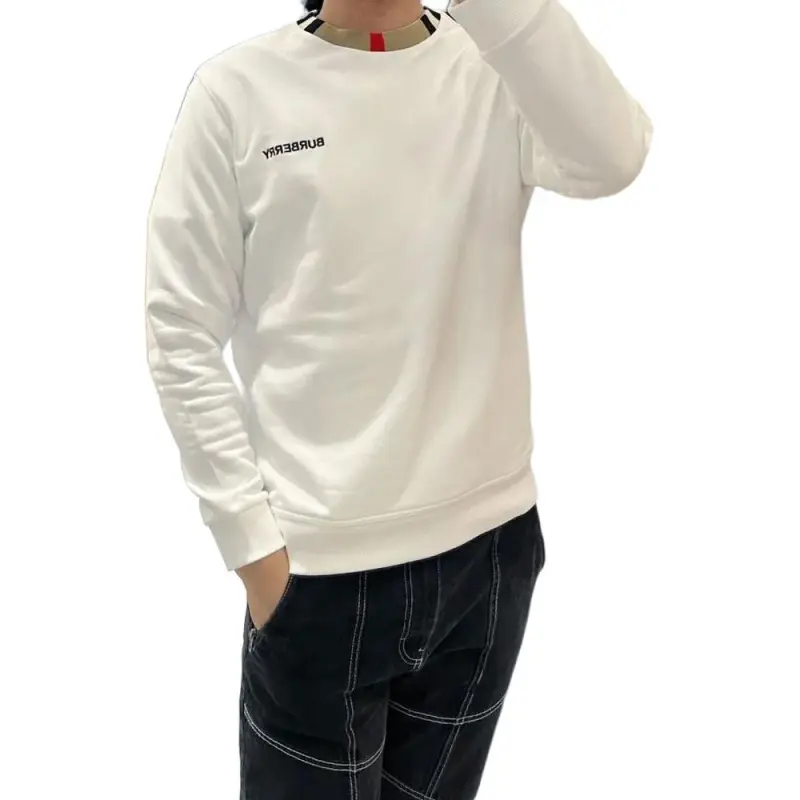Burberry SS23 Sweatshirt Men's White-2