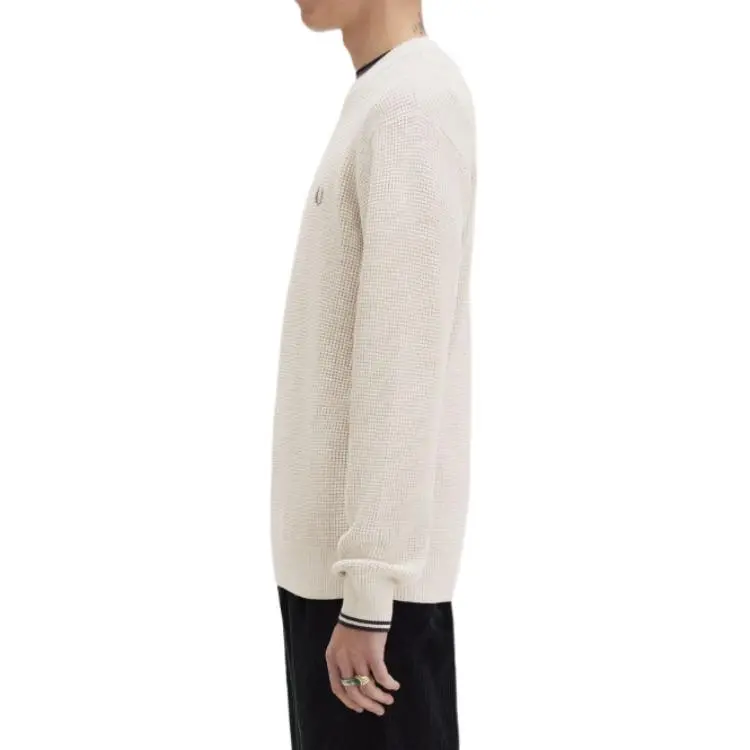 FRED PERRY Waffle-stitch Sweater-2