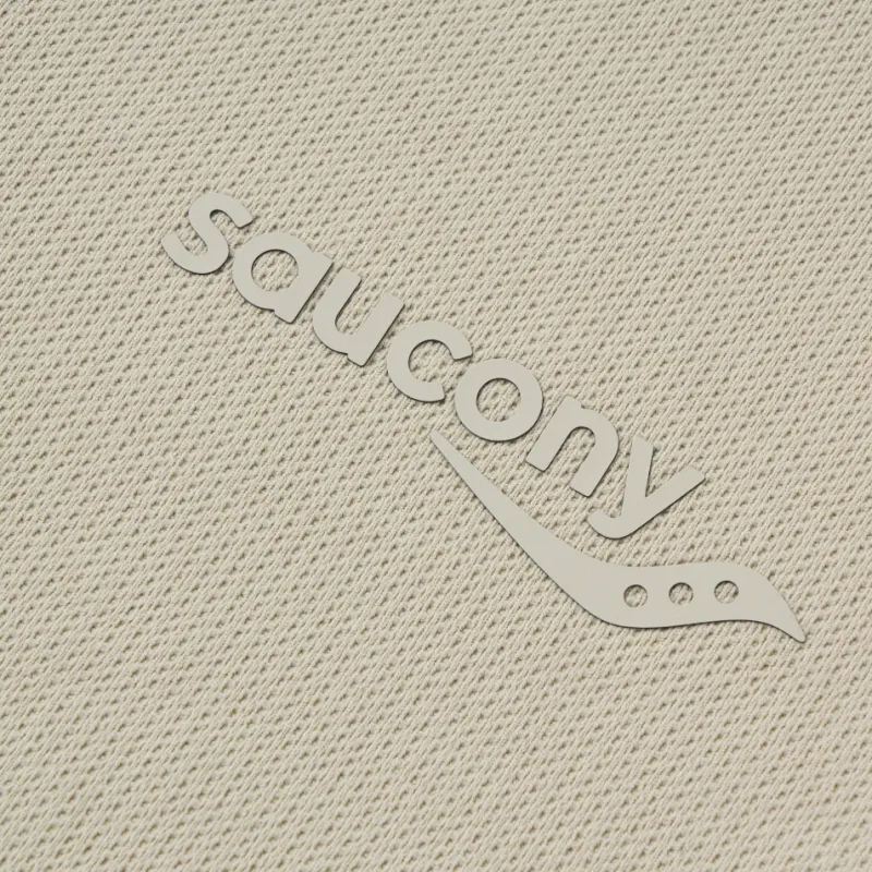Saucony Polo Shirt Men's Light Heather Green Khaki-2