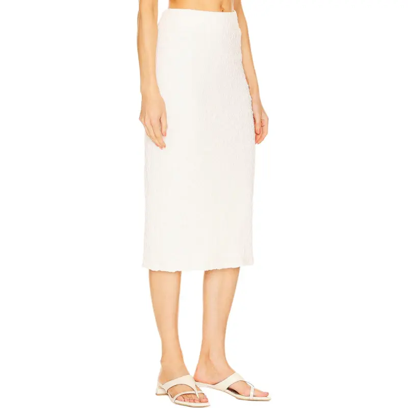 VINCE Casual Long Skirt Women's White-2