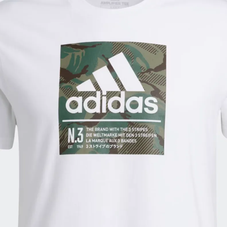 Adidas Free Shipping With AdiClub Camo Box Graphic Tee-4