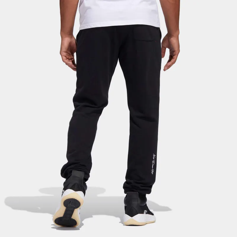 Adidas Casual Pants Men Black-3