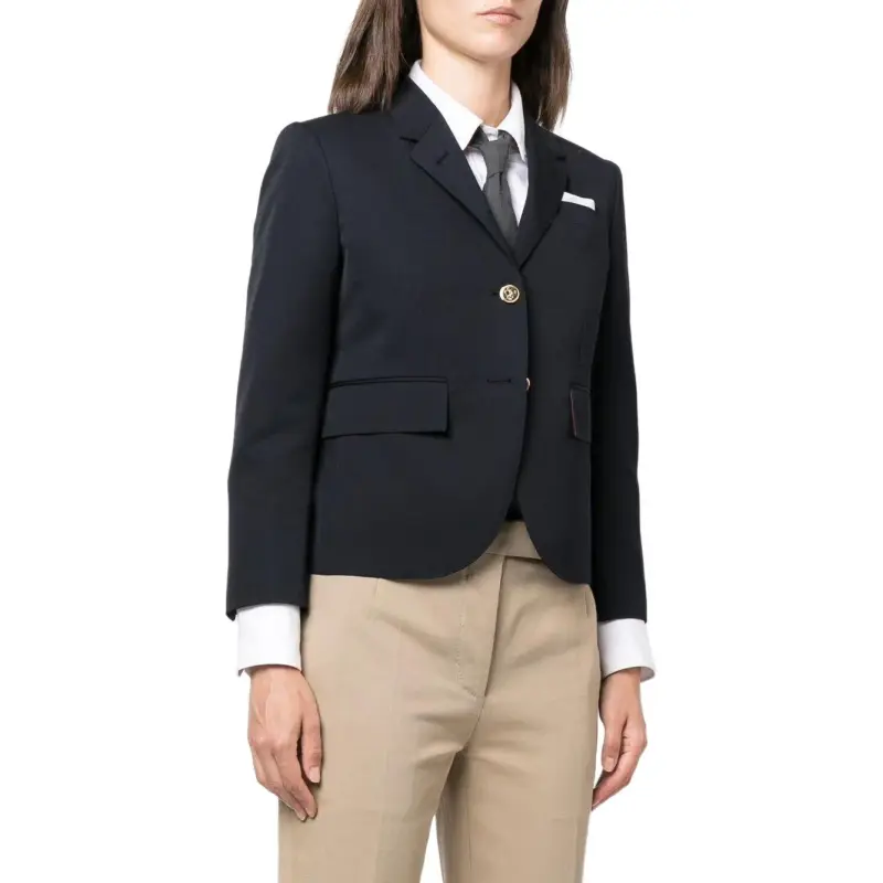 THOM BROWNE Rwb Stripe Detailed Blazer-3