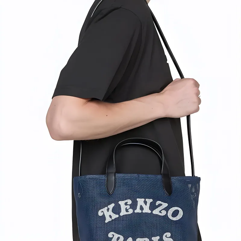 KENZO Play Graphic Printed Small Tote Bag-2