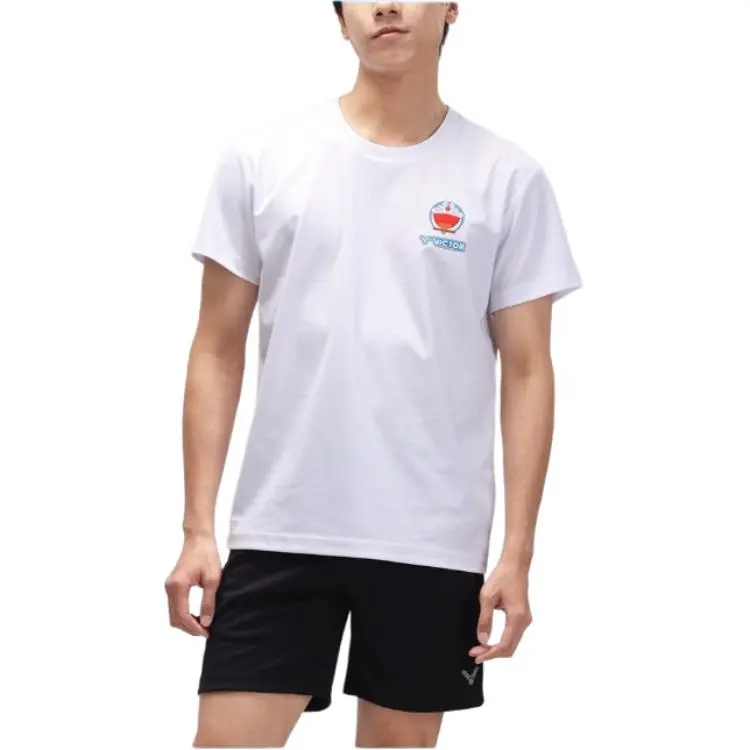 VICTOR x Doraemon/A, Victor X Doraemon Collaboration Collection Badminton Jersey Unisex White-3