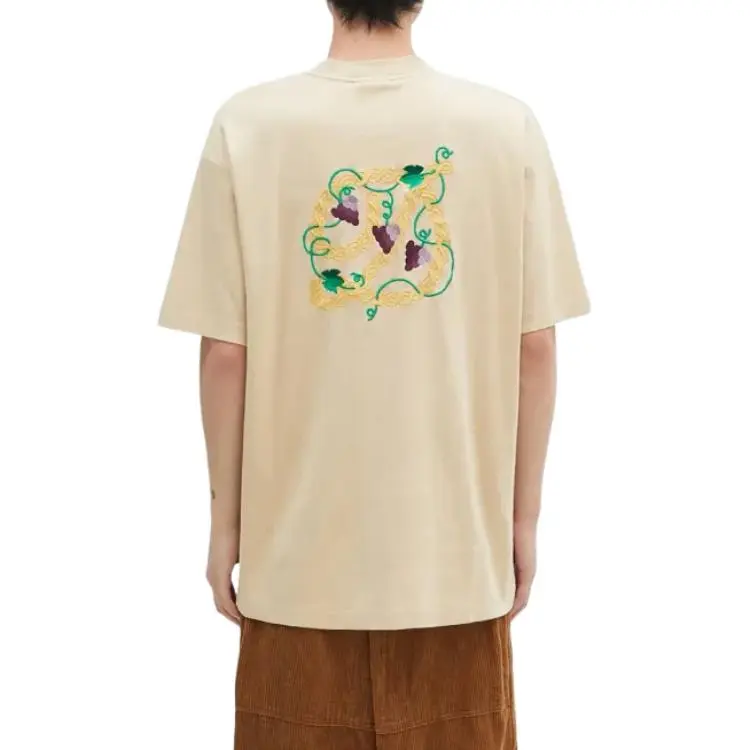 Drôle De Monsieur Logo-embroidered T-shirt-4