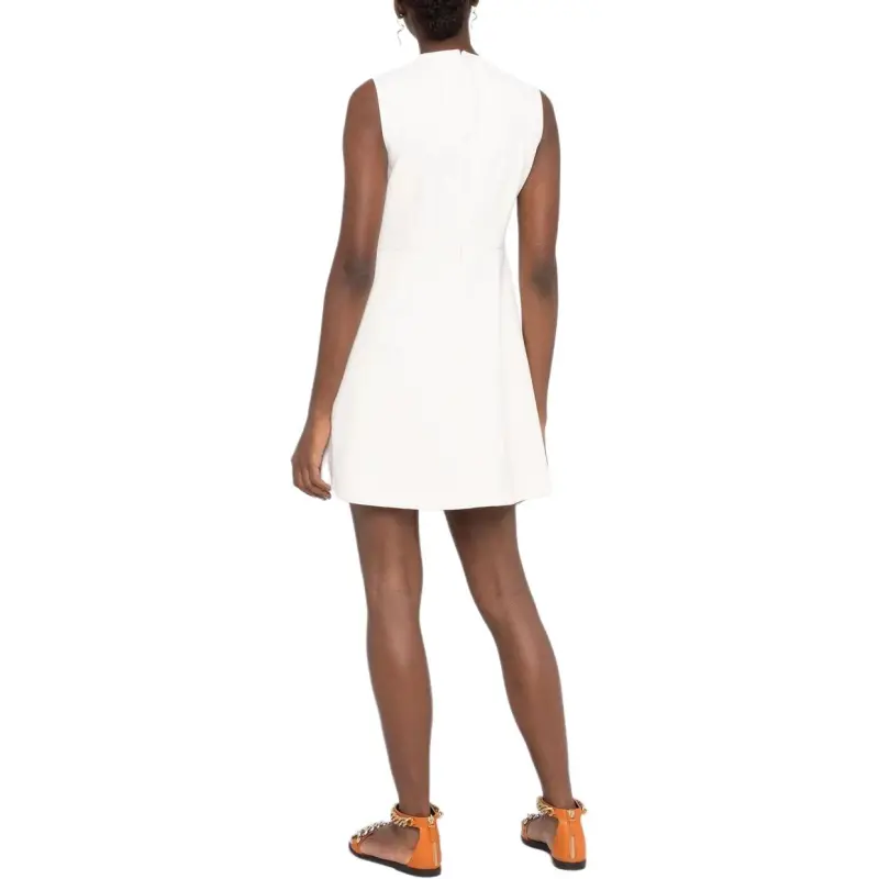 RED VALENTINO Sleeveless Dress Women's Ecru-3
