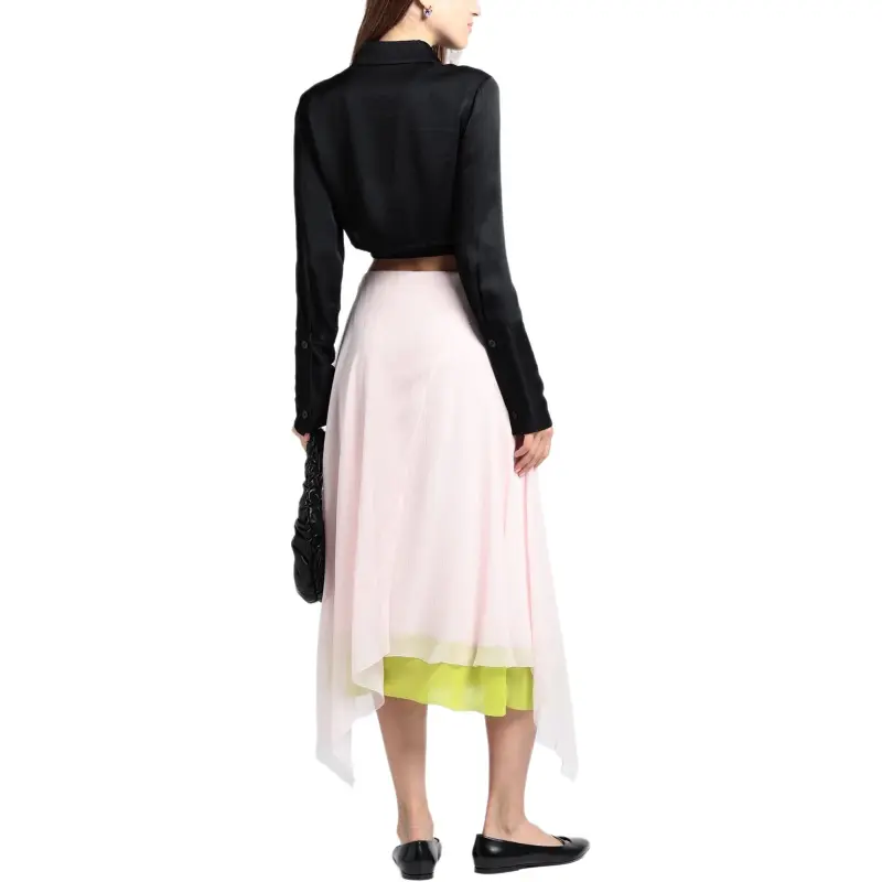 FENDI Casual Long Skirts Women's Pink-3