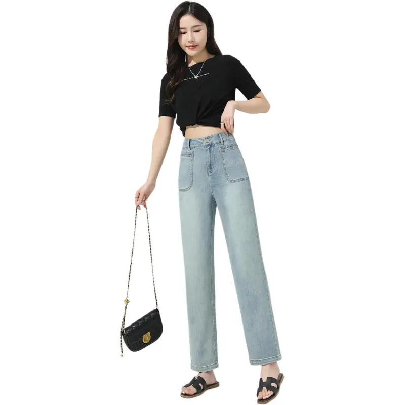 ONE SHALLOW Summer 2025 Jeans Women's Blue-4