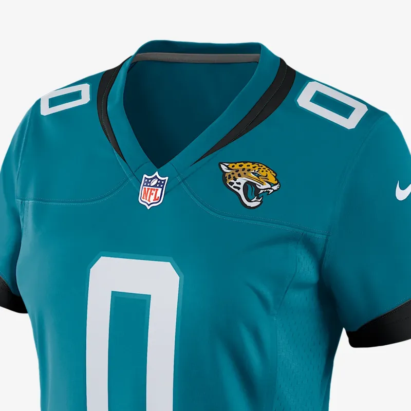 Nike NFL FW24 Gabe Davis Jacksonville Jaguars Rugby Jerseys Women's Teal-2