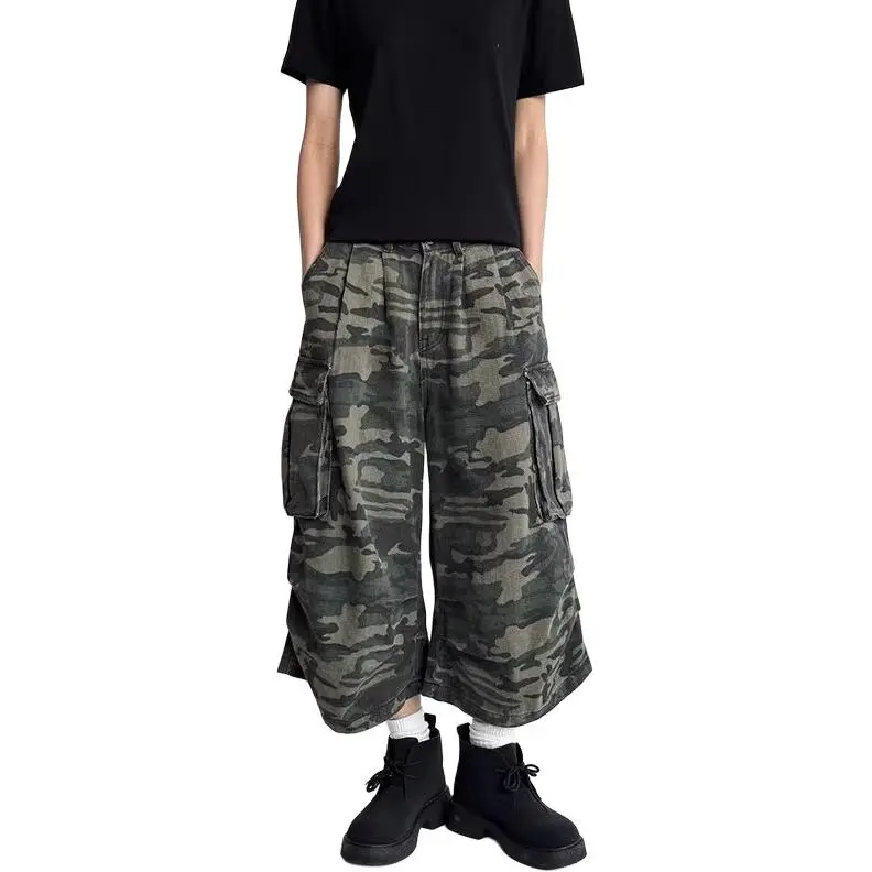 DAFK Denim Shorts Men Camouflage -3