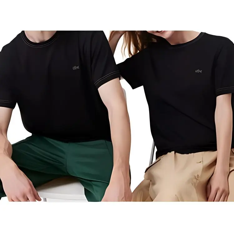 LACOSTE T Shirts Men Black-2