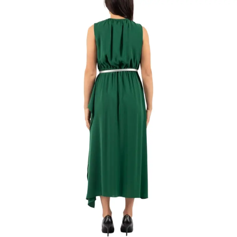 MaxMara Studio Sleeveless Dress Women's Green-4